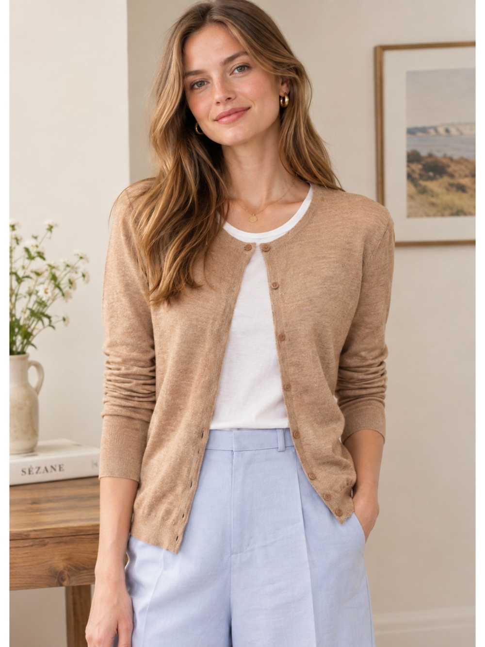 Theory Silk Cashmere Cardiga